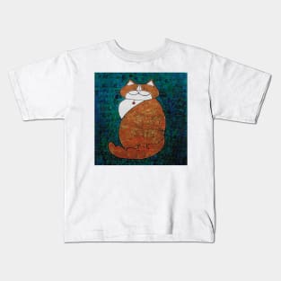 Kevin the Ginger Cat Painting Kids T-Shirt